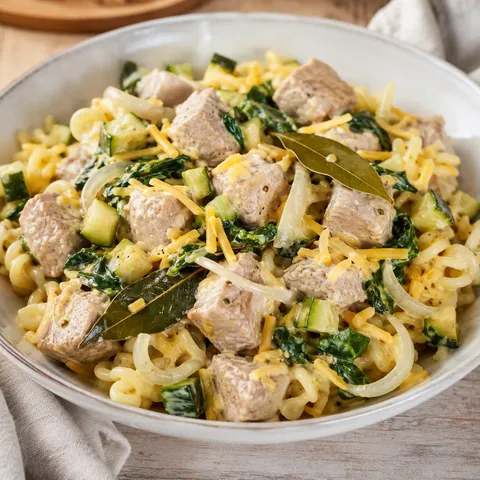 Porc et sauce moutarde