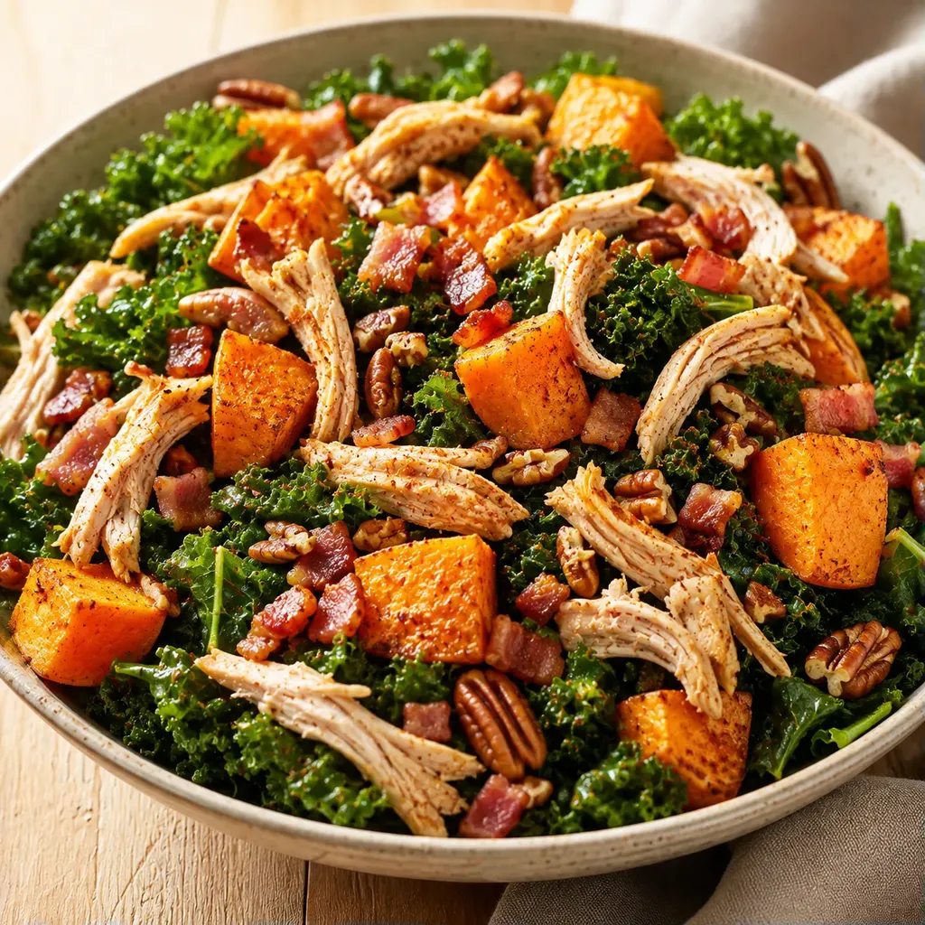 Patates, kale et poulet