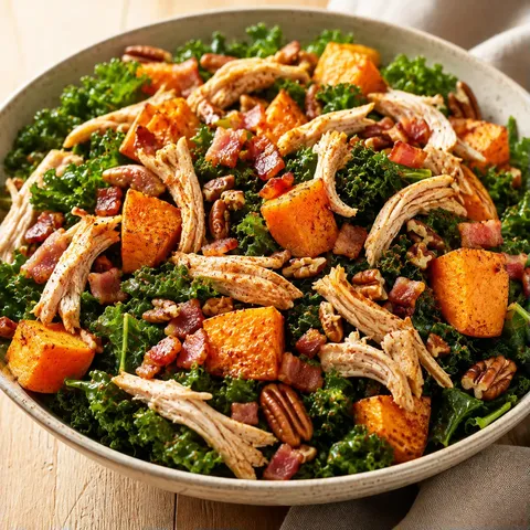 Patates, kale et poulet