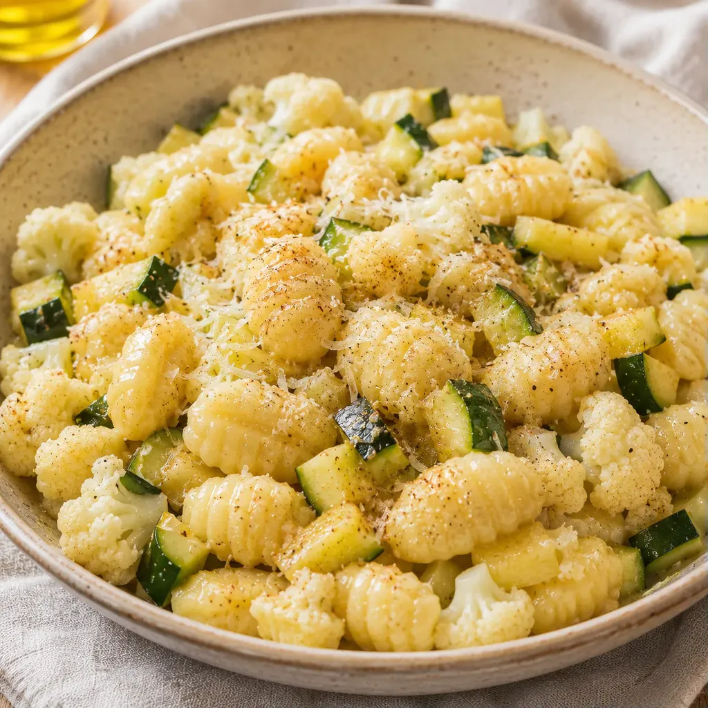 Gnocchis légumes fromage