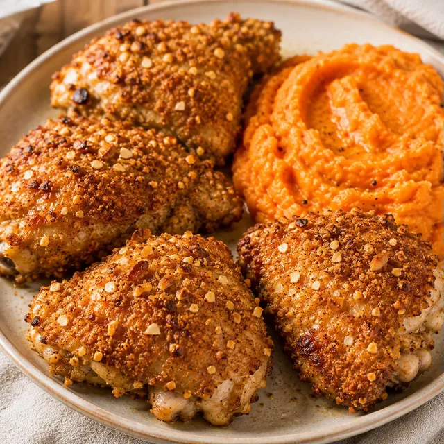 Poulet aux amandes croquant