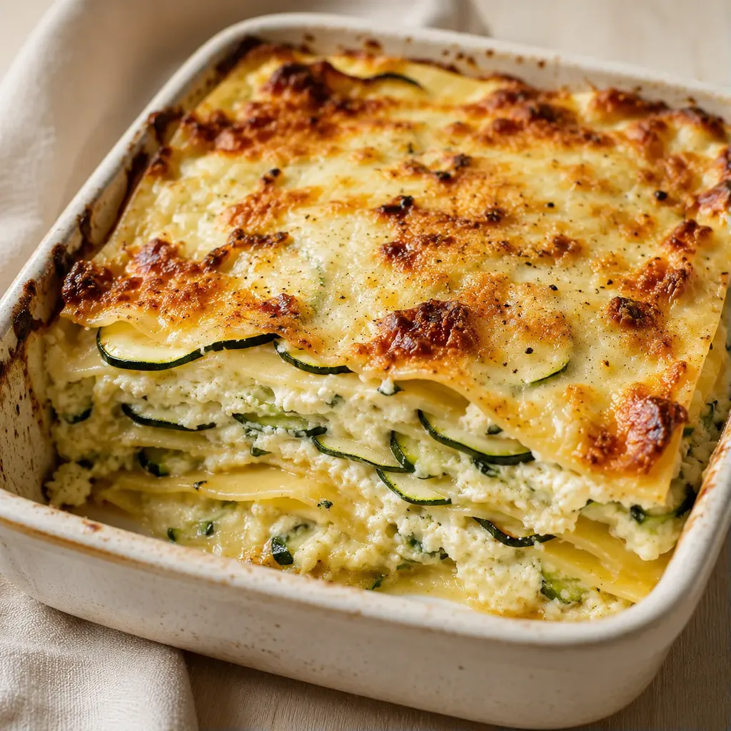 Courgettes Ricotta Lasagnes