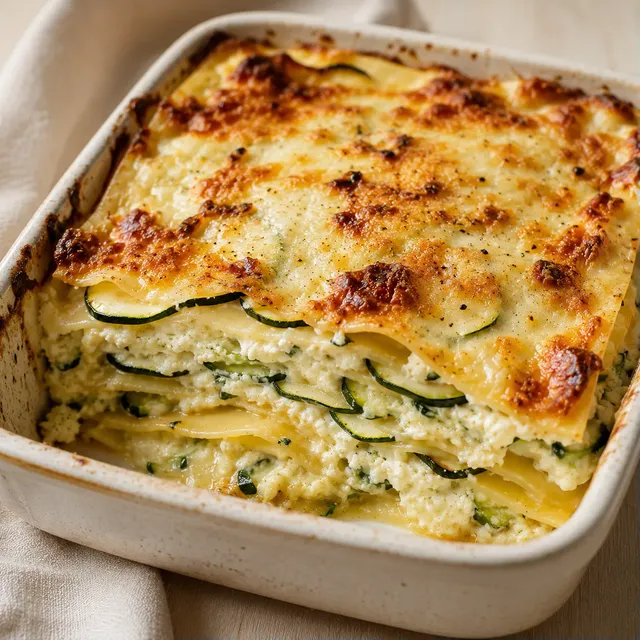 Courgettes Ricotta Lasagnes