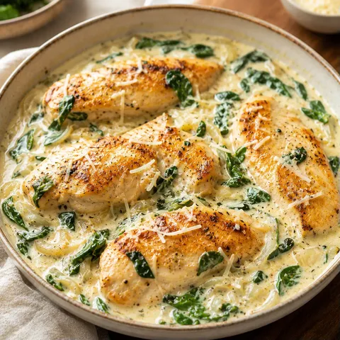 Poulet Crème Parmesan