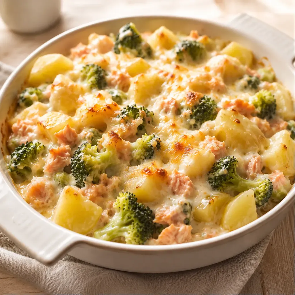 Saumon et légumes frais