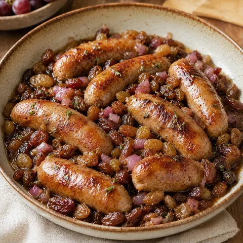 Raisins et saucisses