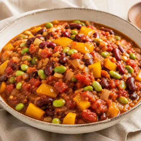 Chili edamames veggie