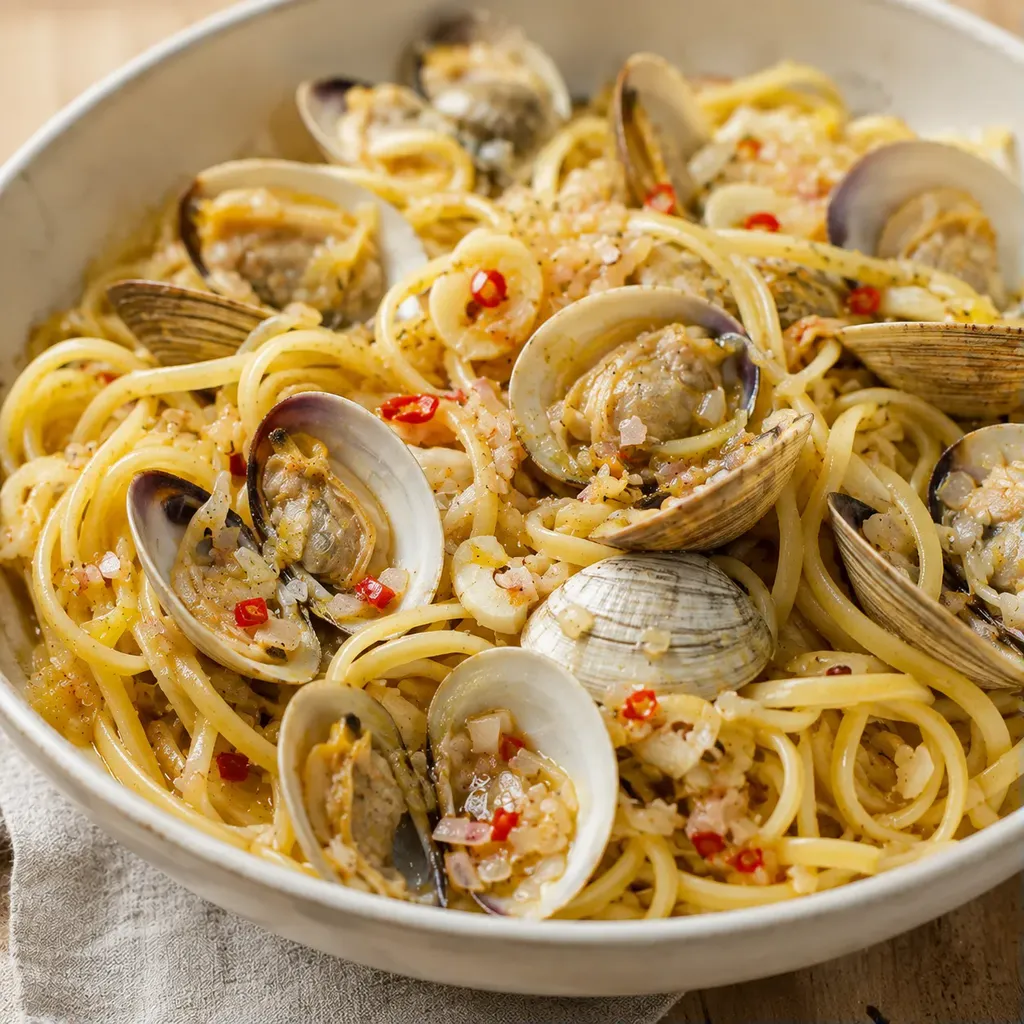 Palourdes et linguine