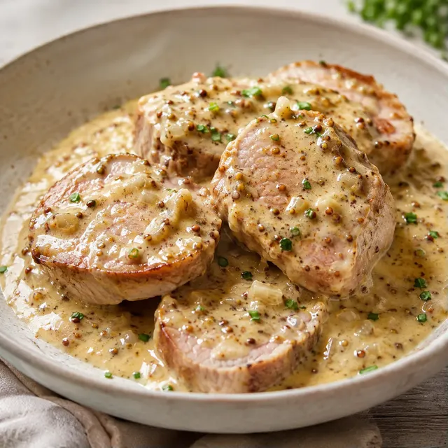 Mignon porc crèmeux