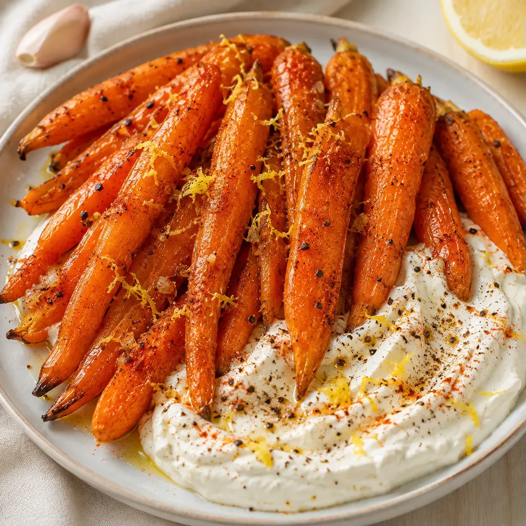 Carottes fondantes sauce crémeuse