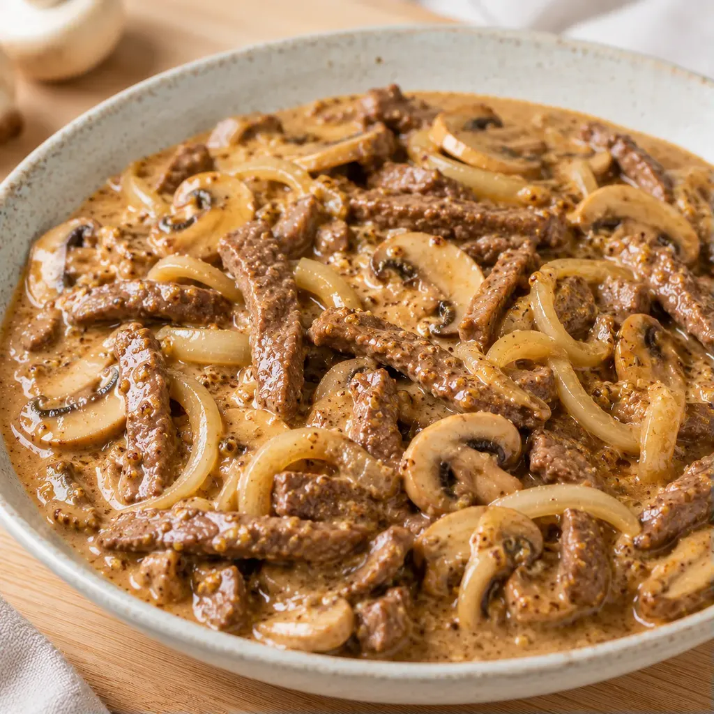 Bœuf et sauce rapide