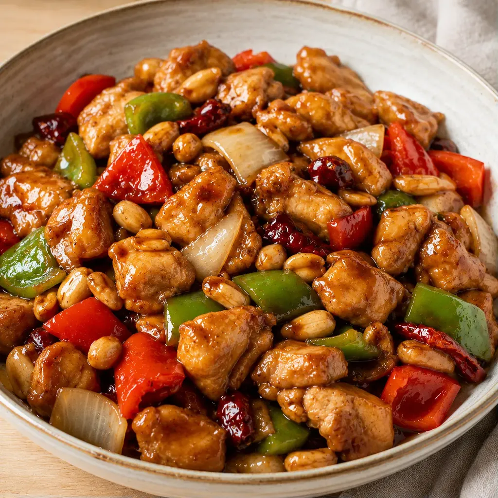 Poulet épicé Kung Pao