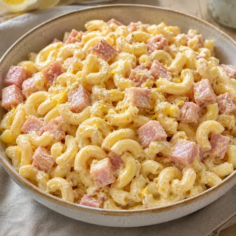 Macaronis jambon frais