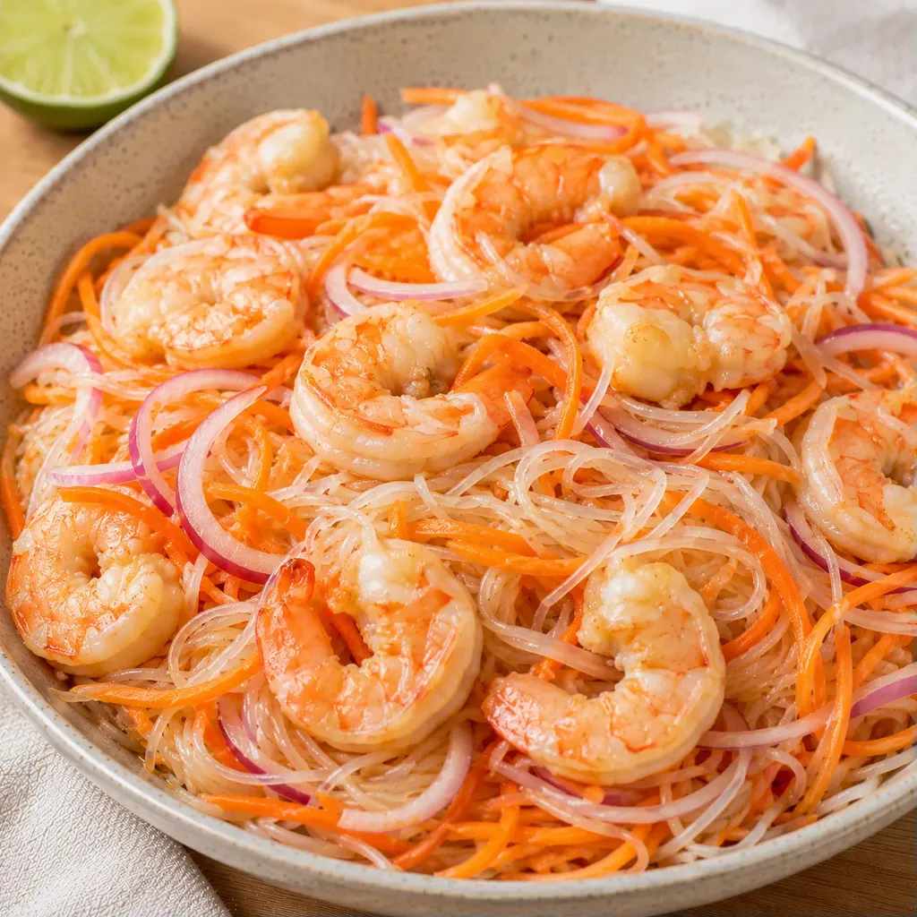 Crevettes vermicelles froids