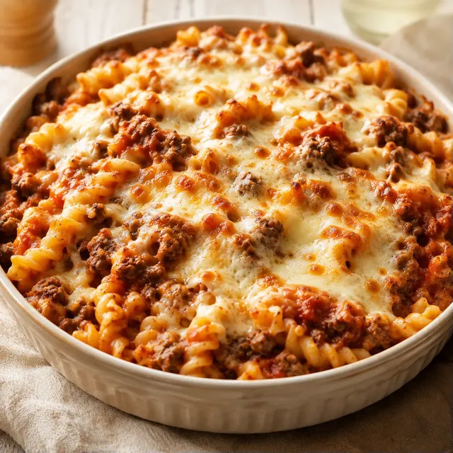 pâtes gratin bœuf