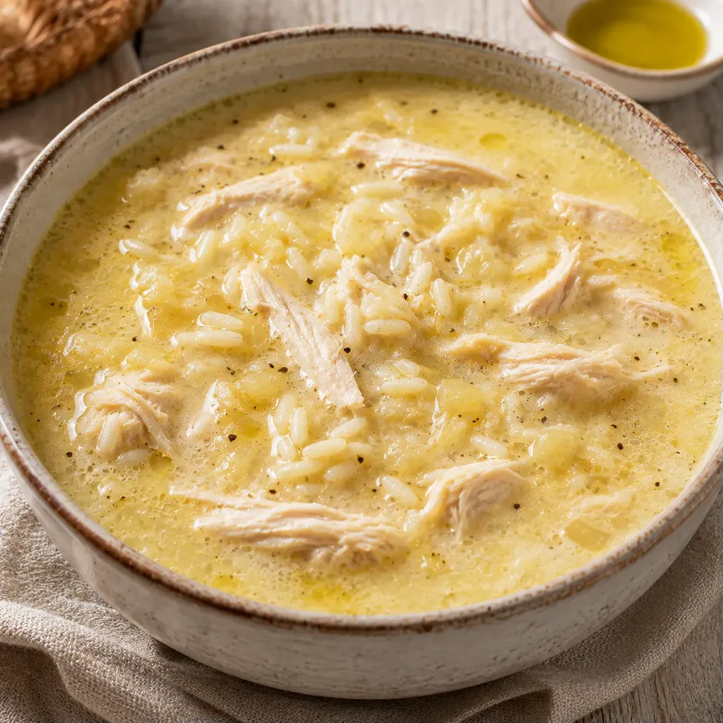Poulet & citron soupe