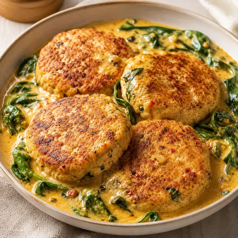 Tofu dinde coco épinards
