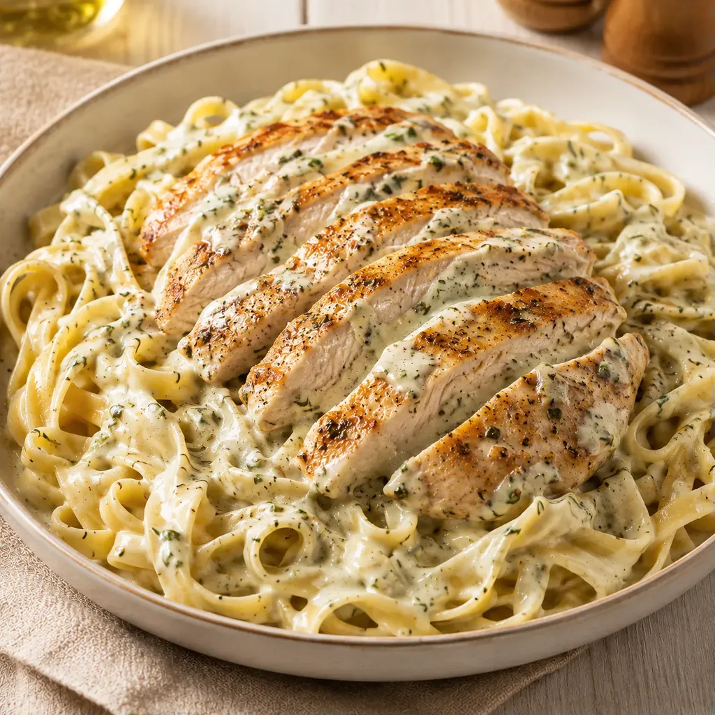 Poulet fromage fines herbes