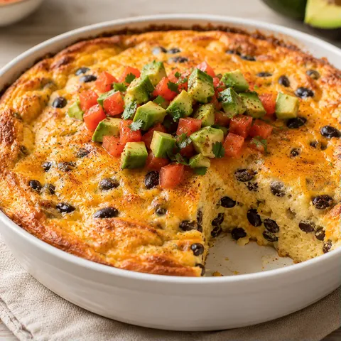 Soufflée four mexicaine