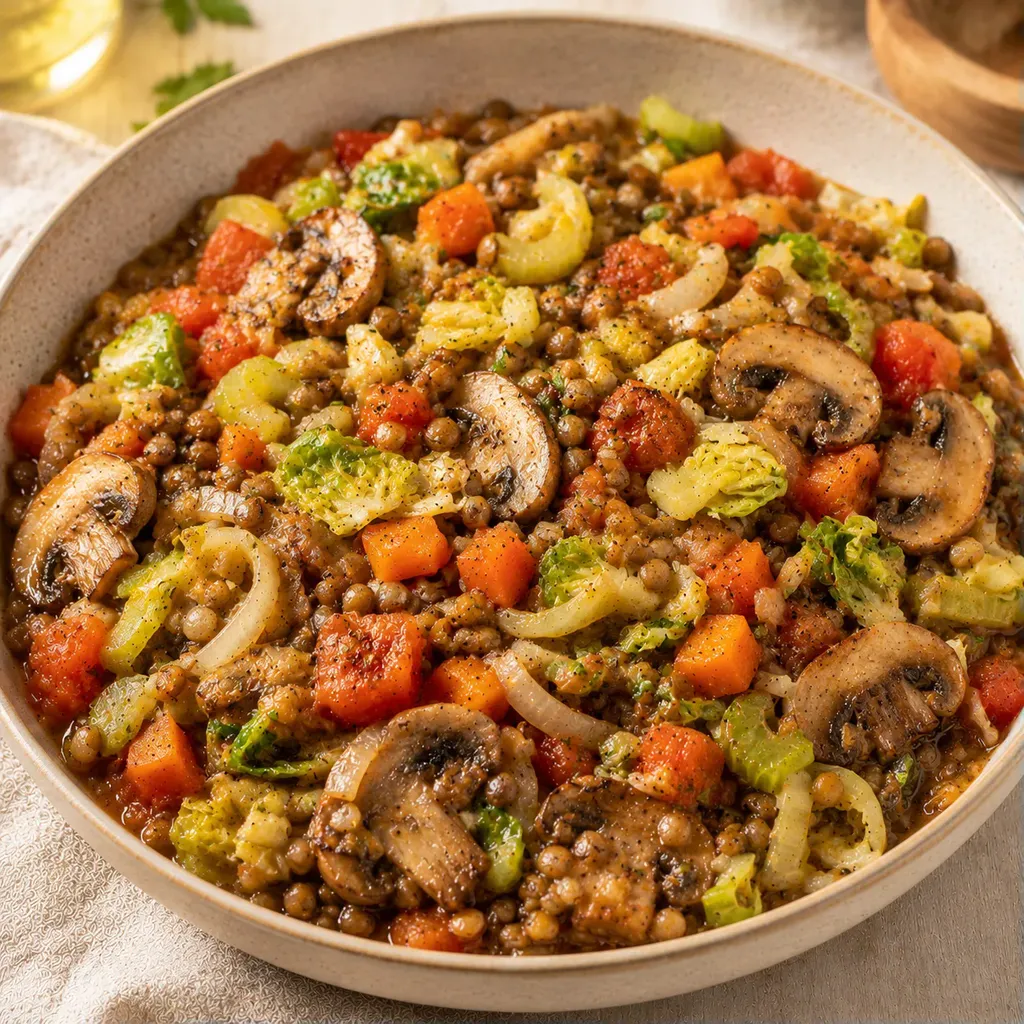 Lentilles légumes savoureux