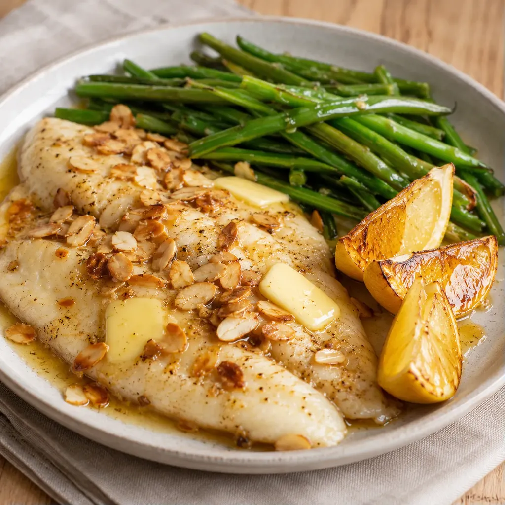 Sole amandes citrons verts