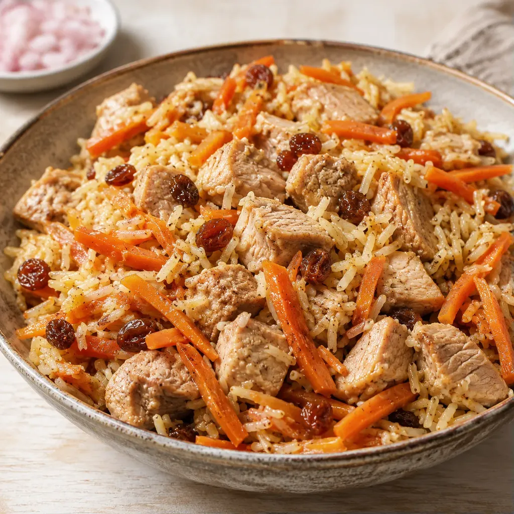 Dinde épices pilaf