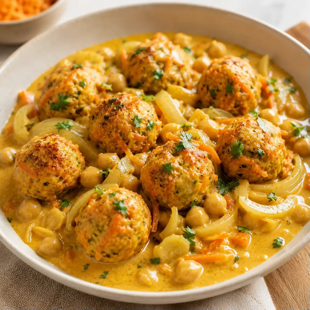 Carottes Pois Curry Coco