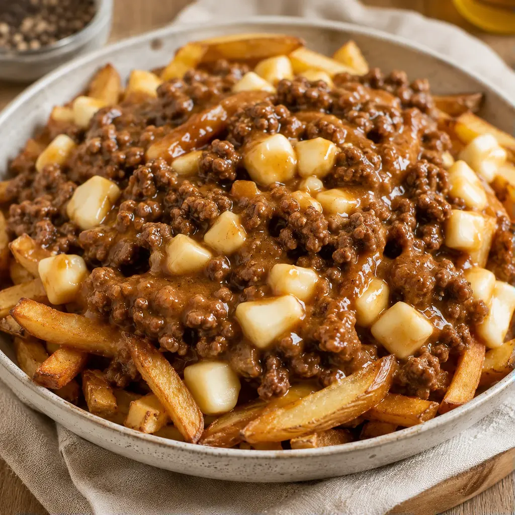 Barbecue bœuf poutine