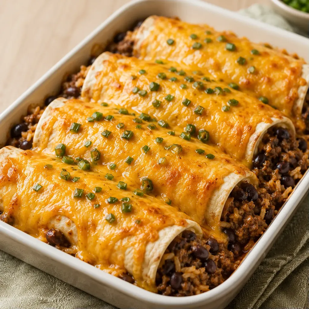 Burrito bœuf gratiné