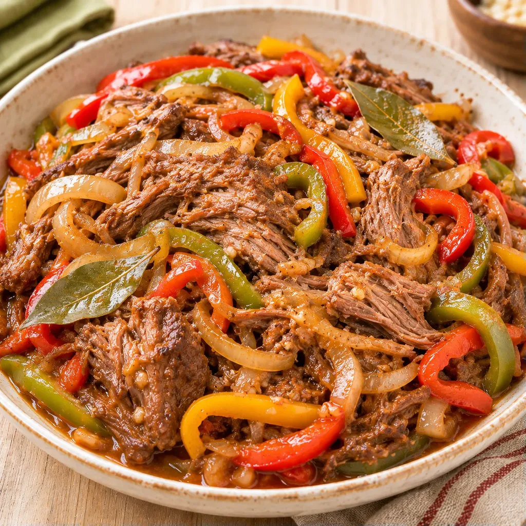 Bœuf Cubaine Effiloché