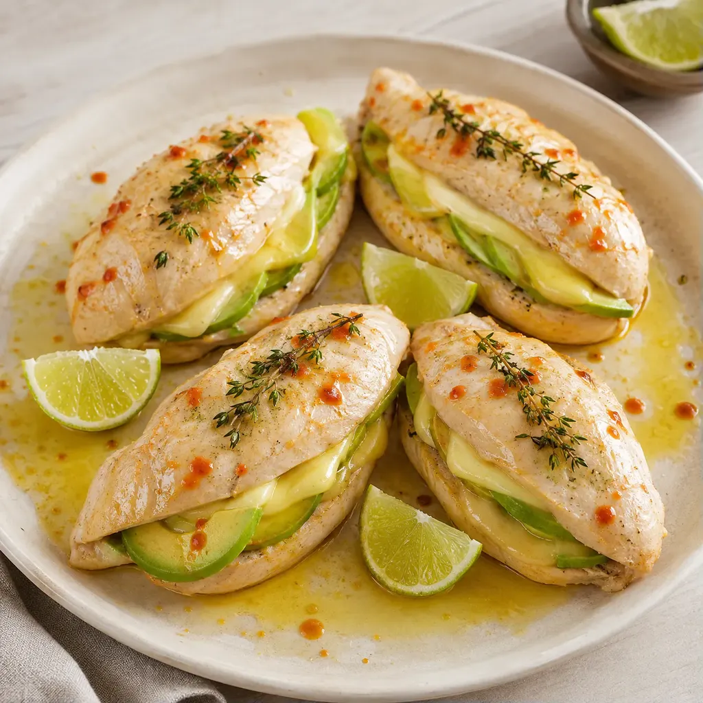 Farci poulet avocat fromage