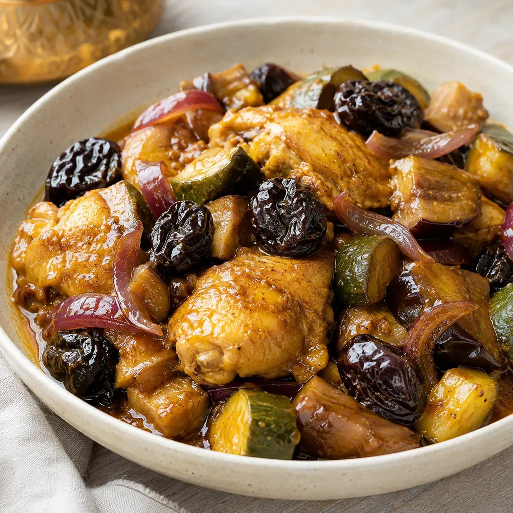 Tajine pruneaux savoureux