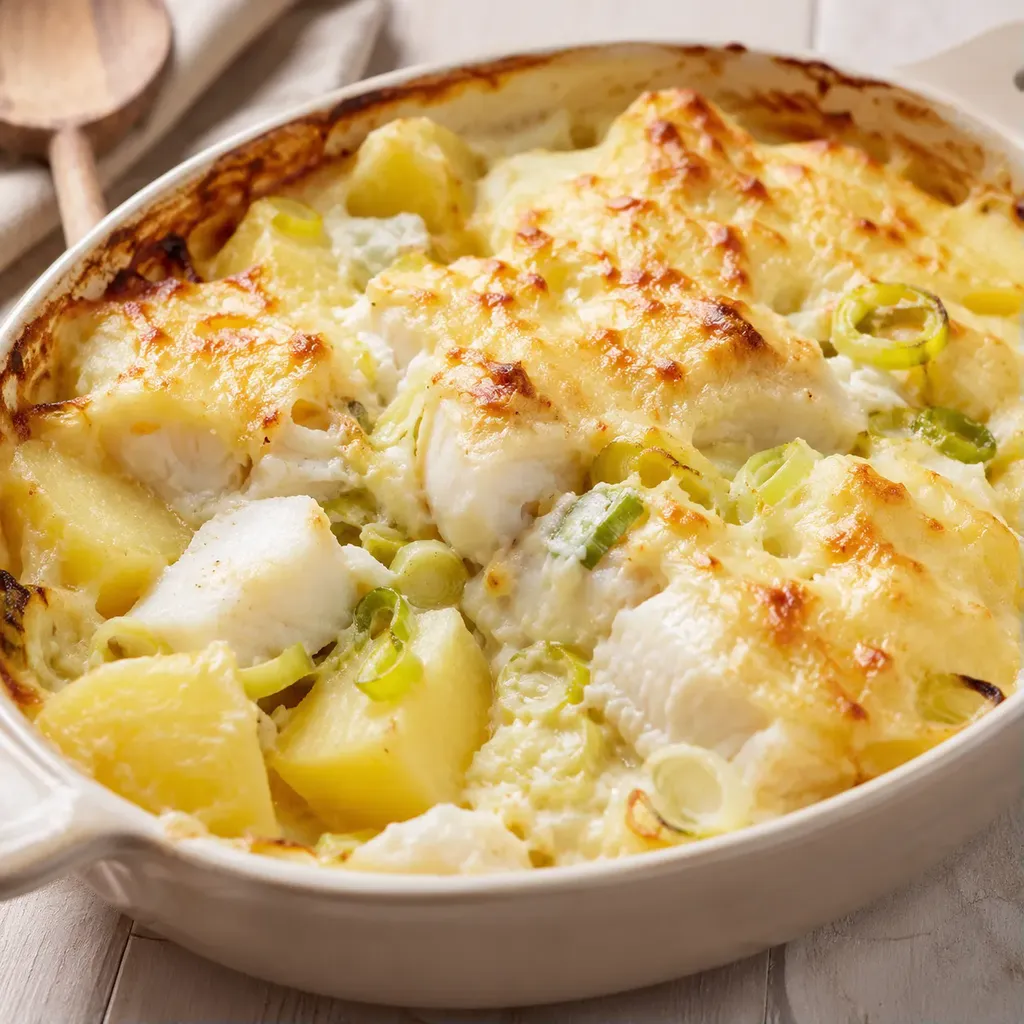 Gratin de poisson fondant