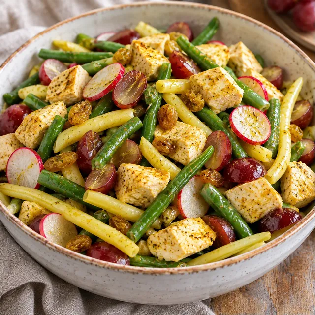 Haricots au poulet