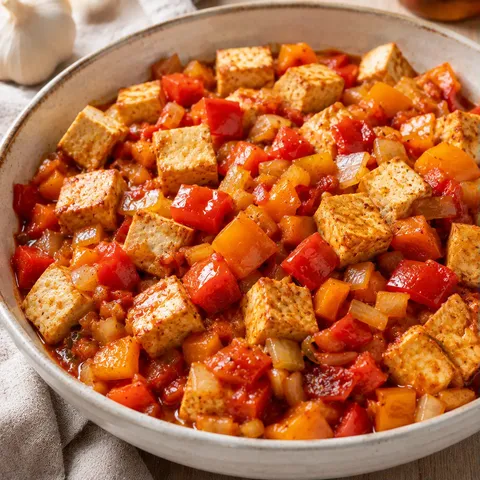 Tofu chili avocat