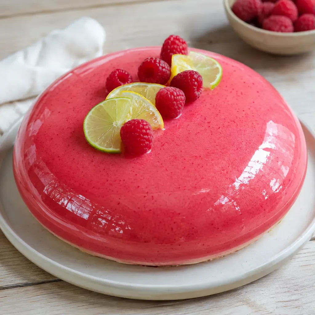 Glacé citron framboise