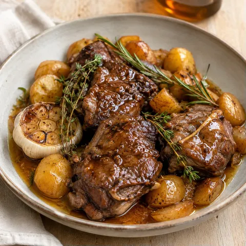 Agneau fondant au miel