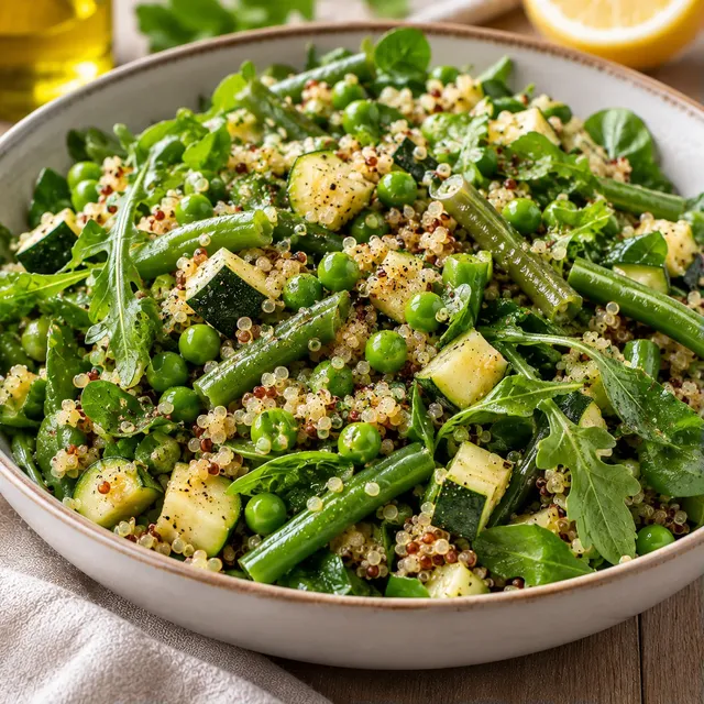 Quinoa verts basilic