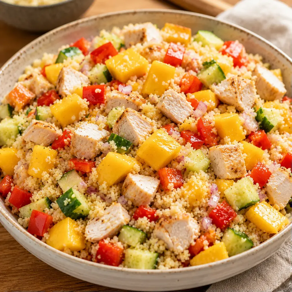 Couscous poulet mangue