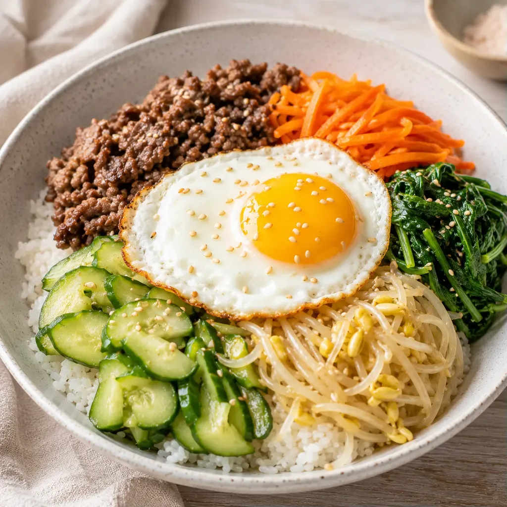 Bibimbap riz légumes