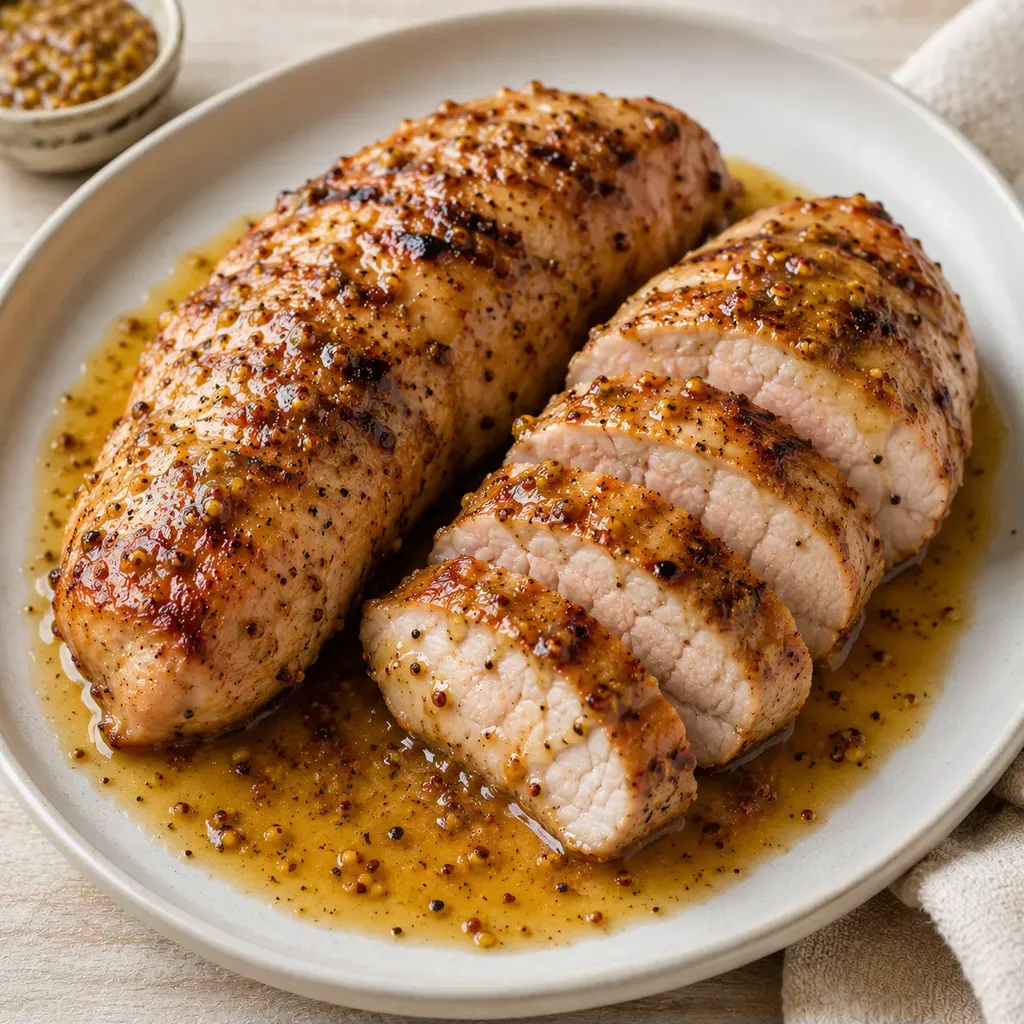 Porc jus pomme miel