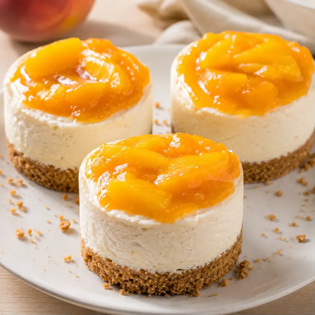 cheesecakes pêche faciles