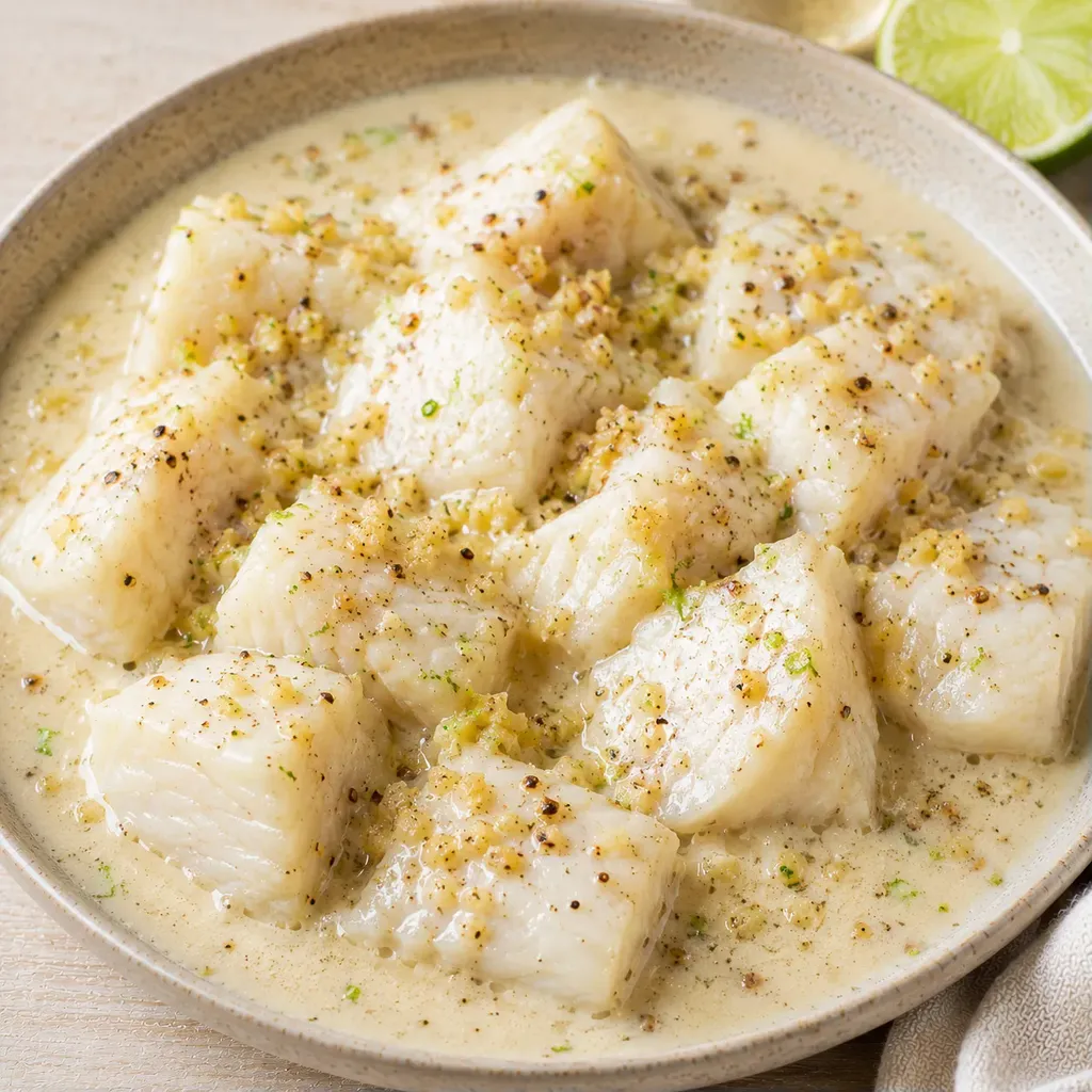 Poisson lait de coco