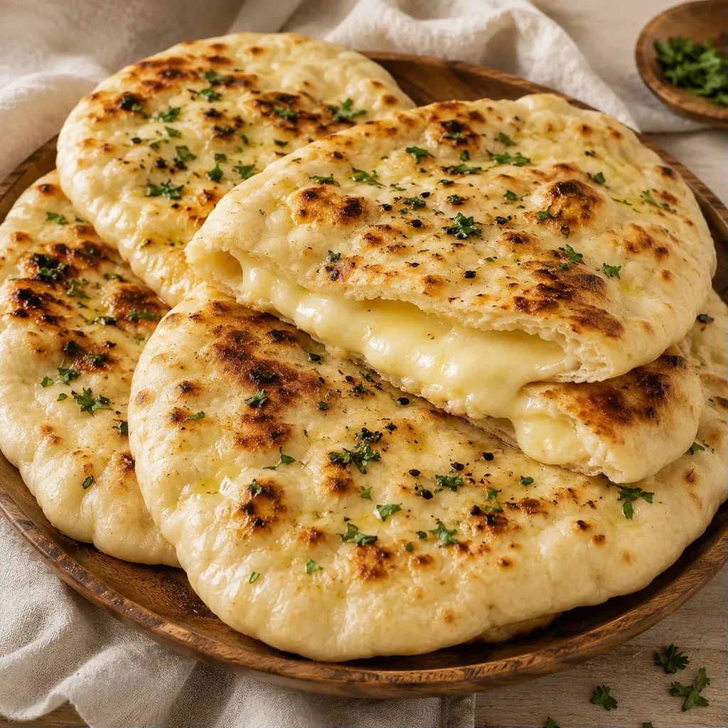 Naan fromage rapide