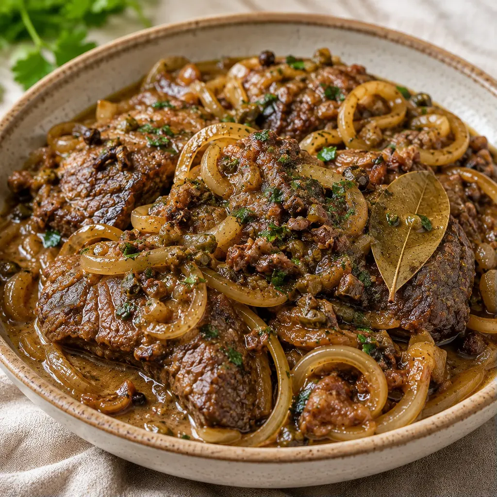 Bœuf mijoteuse oignons