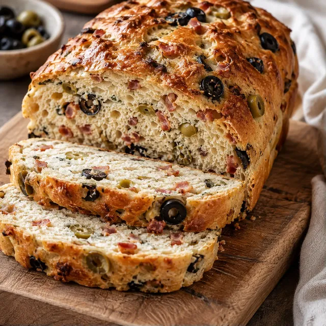 Pain olives lard