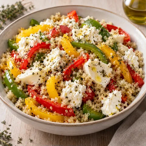 Poivrons quinoa frais