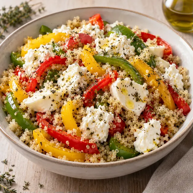 Poivrons quinoa frais