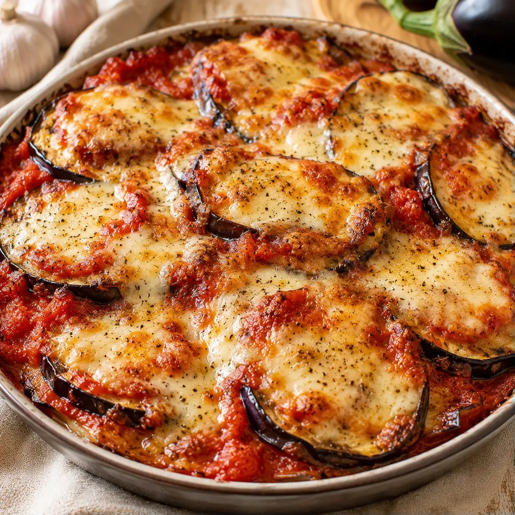 Aubergines fondant italien