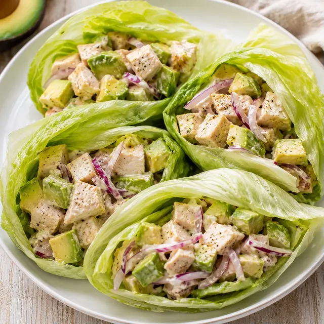 laitue poulet avocat